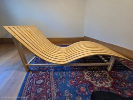 Designerliege Esche geschwungen