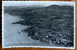 Montreux, Clarens, Vevey - Vue d'avion 1953
