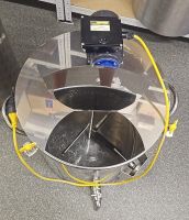 Edelstahl 75 L Gärtank Fermentationstank mit Rührwerk