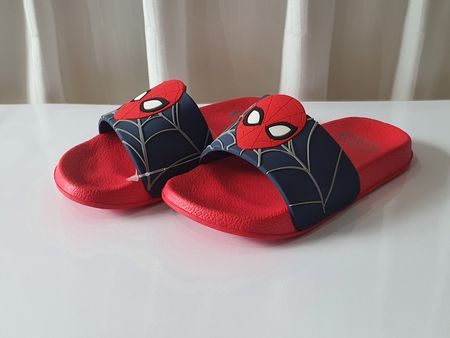 Gr. 30/31 - Spiderman Slide Kindersandalen, Neu