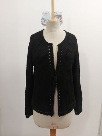 Strickjacke, schwarz, Intimissimi, Gr. L