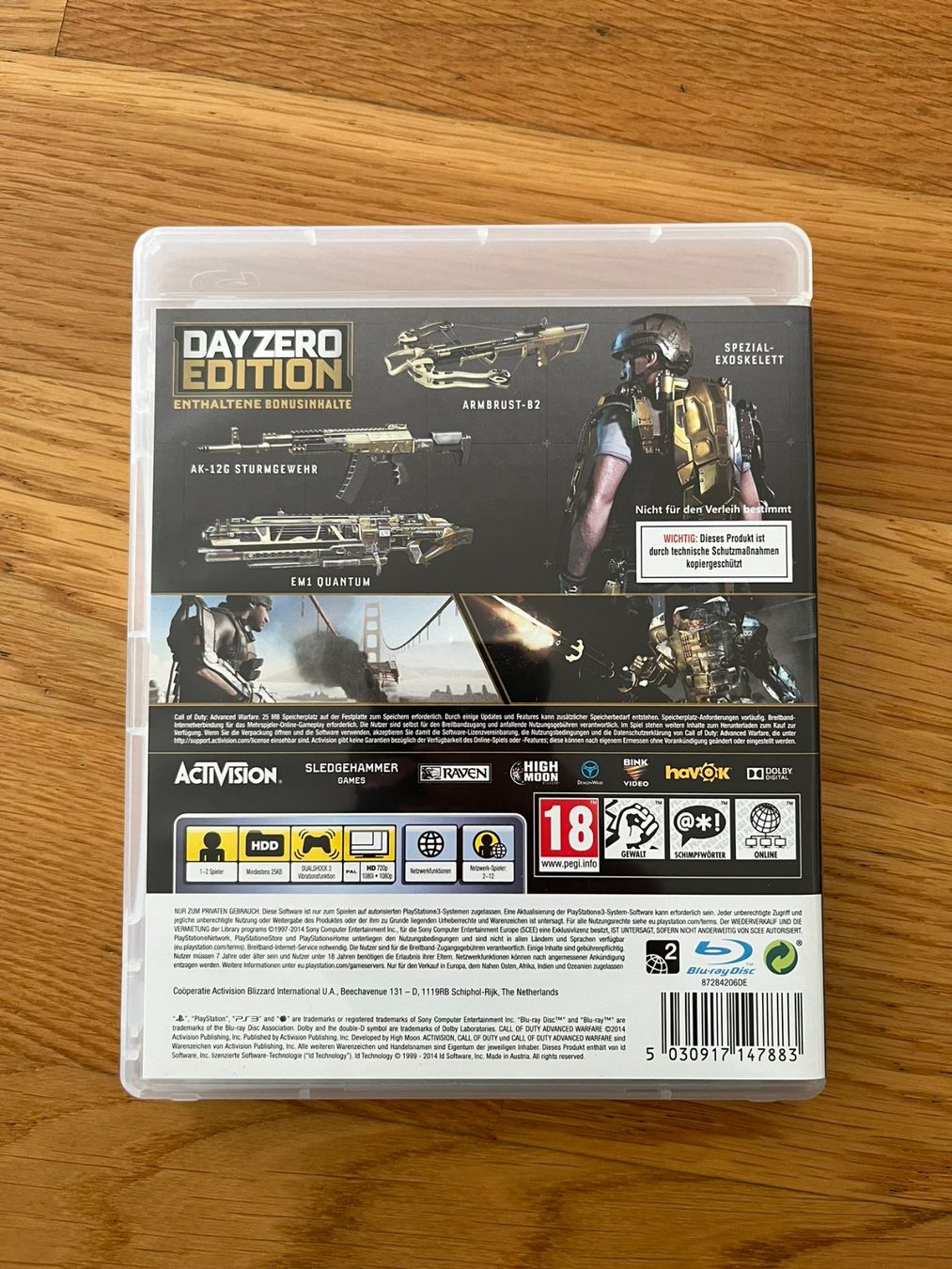 Giochi: CALL OF DUTY ADVANCED WARFARE - PS3 Game – Usato da Hunzenschwil venduto da PatrickHeisenberg 1