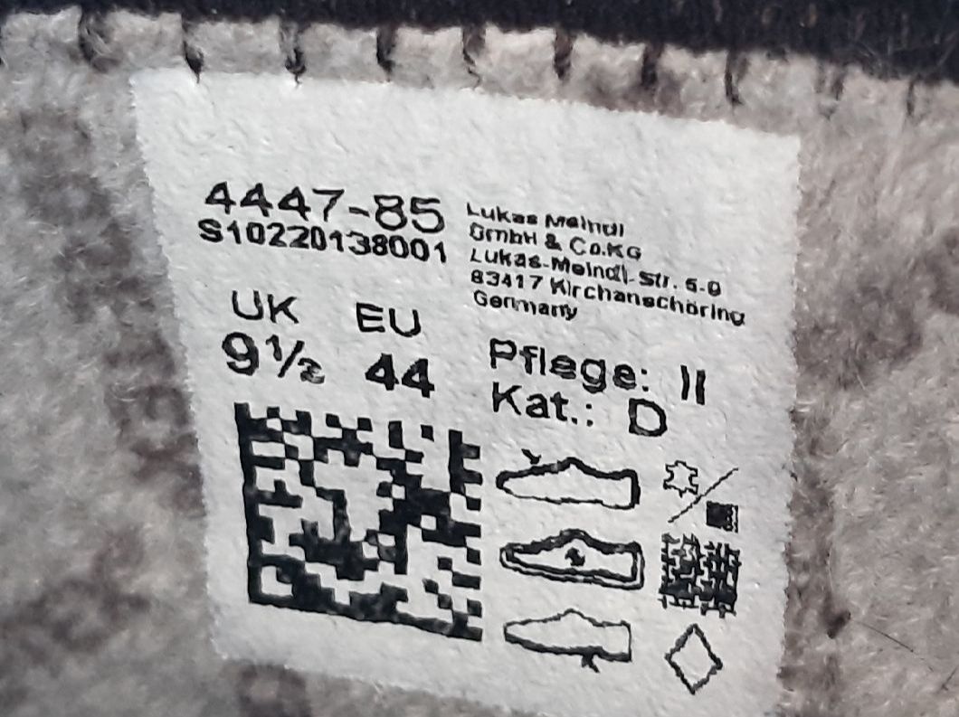 Meindl Scarpe da uomo: Wanderschuh  Arbeitsschuh Meindl Bergschuh Gr. 44 – Usato da Wila venduto da myquaso 7