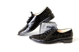 Robert Clergerie, Paris - Leder Damenschuhe Gr.37 / Derbys