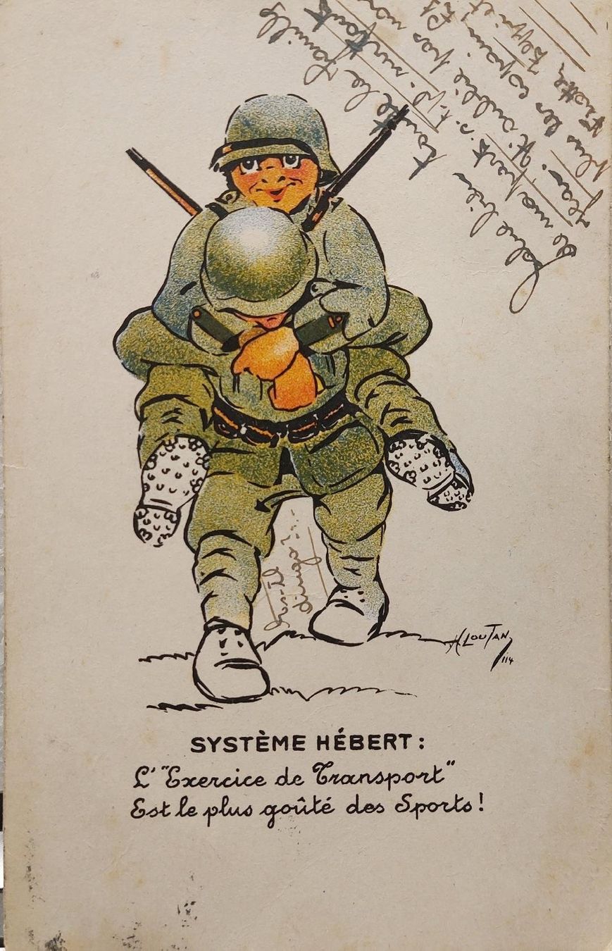Cartoline postali: Militaire - Système Hébert 1918 – Usato da Delémont venduto da Domdom1