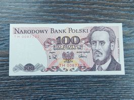 Polen 100 Zlotych 1988, unc. !!!!!