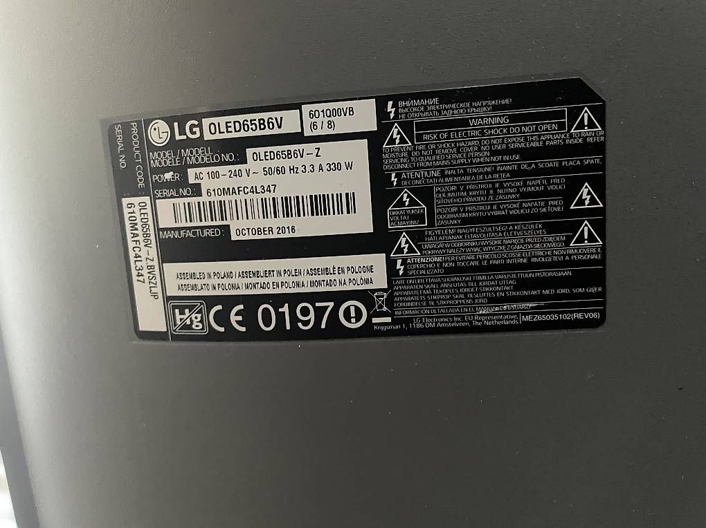 Fernseher: LG OLED 165cm – Gebraucht aus Felben-Wellhausen von dekii27 2