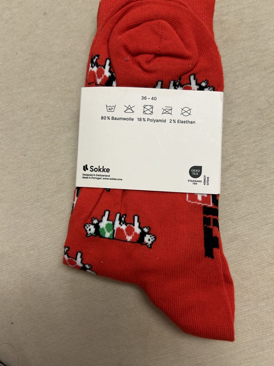 Calze: socken neu – Nuovo e nell'imballaggio originale da Zürich venduto da 11Zitronenfalter 1