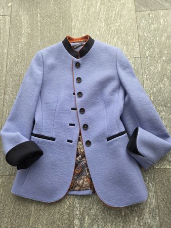 Loden /Wolle Blazer GR XS Blau