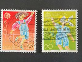 Timbres CH 1989 (23. V.) N° 775 + 776