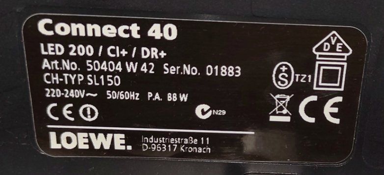 Fernseher: TV - LOEWE Connect 40 Zoll – Gebraucht aus Adligenswil von bwi_h8nr 2
