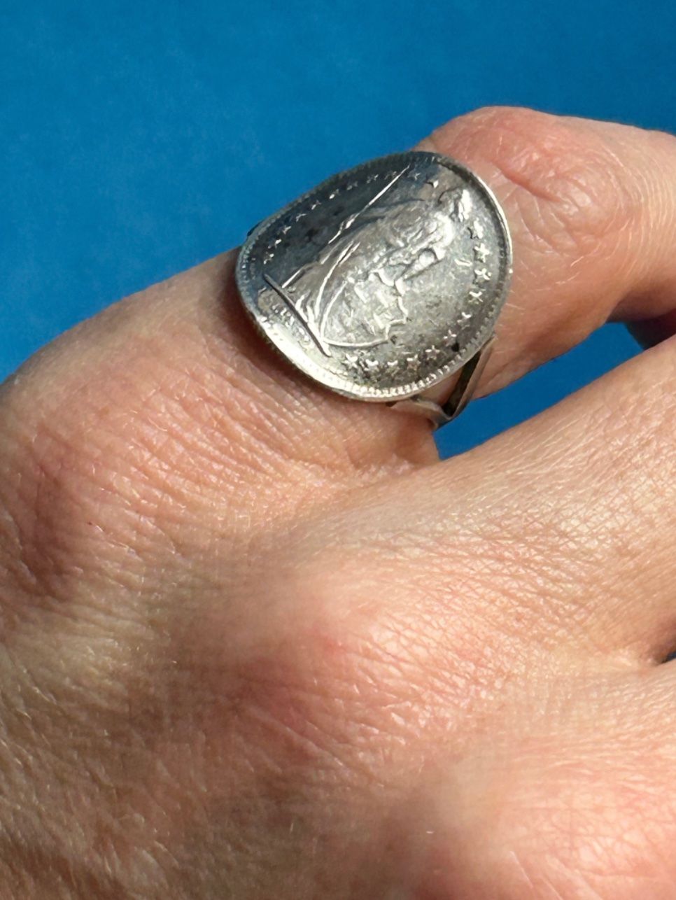 Ringe: Silberring 50 Rappen 1964 – Gebraucht aus Dittingen von Bijoubelle 8