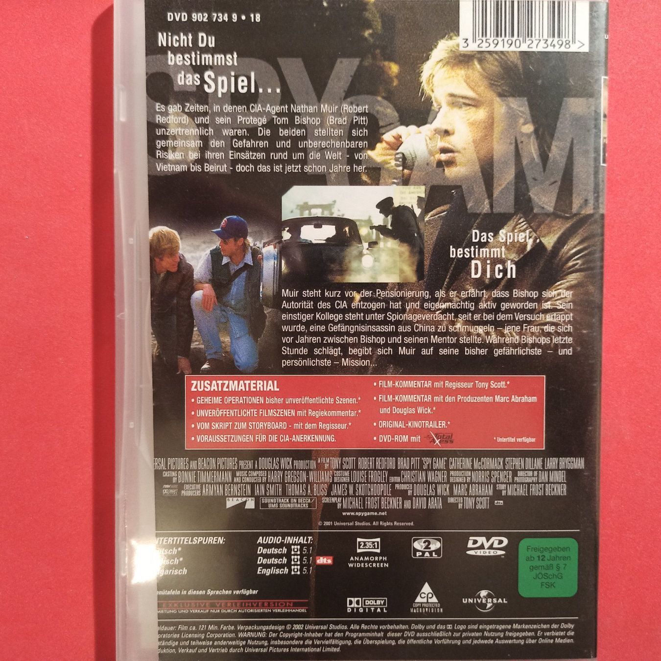 Tutti i DVDs: Spy Game - Der finale Countdown – Usato da Dübendorf venduto da kb86_MOVIE 1