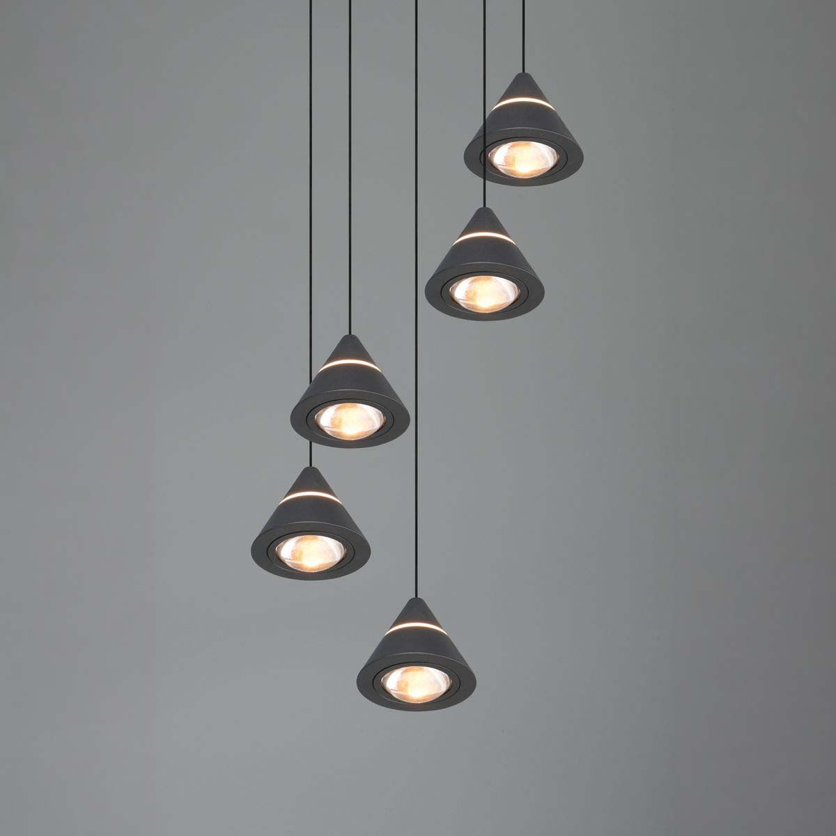 Lampadari & plafoniere: LED Pendelleuchte, Schwarz, 28 cm Ø, CCT – Nuovo (secondo la descrizione) da Kreuzlingen venduto da Smart-Light 6