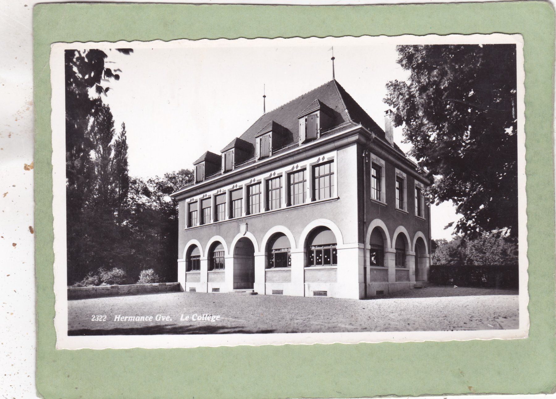 Cartoline postali: Hermance Le Collége – Usato da Herisau venduto da Lisegrat2008