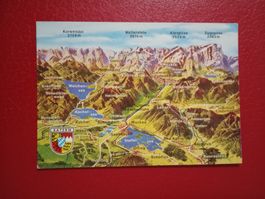 AK Panorama Relief Bayern Oberland (956)