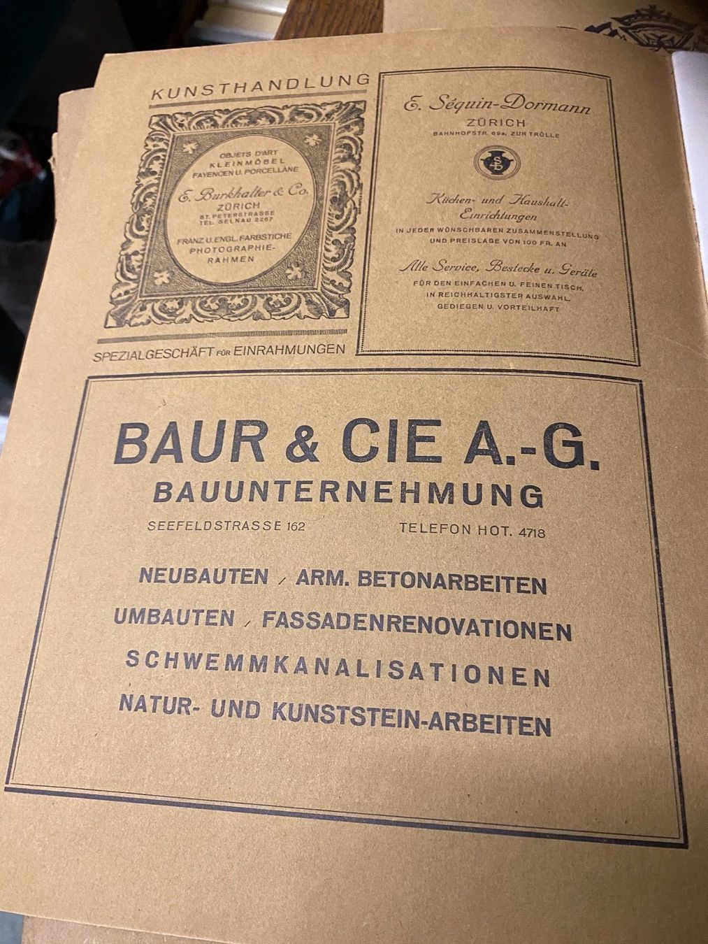 Riviste & Magazine: 8 Hefte Möbelhefte W.Hermann-Lips ca1926 – Usato da St. Gallen venduto da katercarlos 8