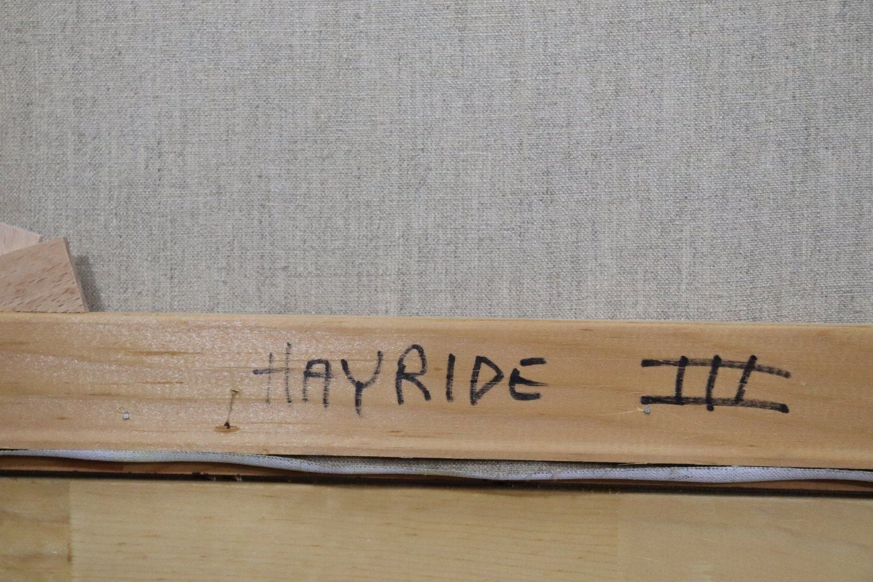 Dipinti: Ann Hardy, Gemälde "Heuwagenfahrt", feinste Malerei. – Usato da Zug venduto da Kunst-Fundgrube 8