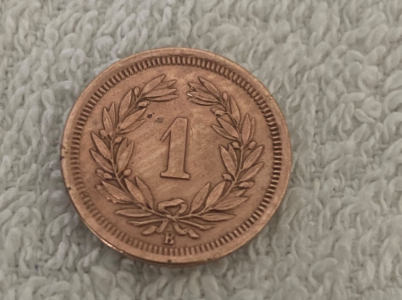 Alle Münzen: 1 centime/Rappen 1882 B – Gebraucht aus Nyon von Ilmi09 1