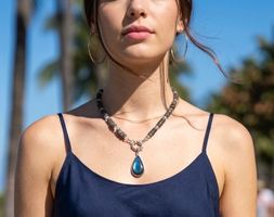 Labradorite Necklace - Sterling Silver