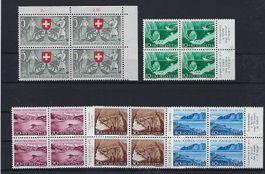Pro Patria Viererblocks 1953 postfrisch    14677