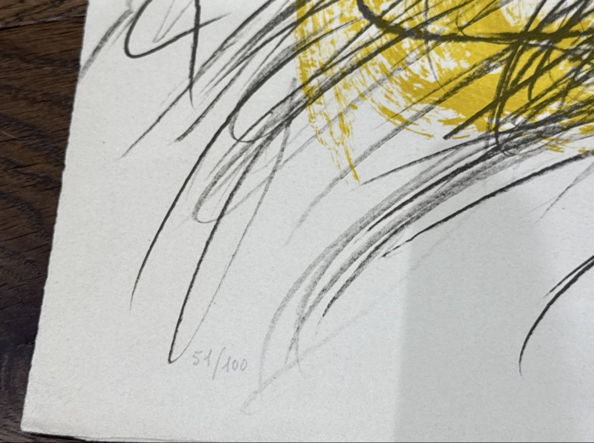 Grafiken & Lithographien: Antoni Tàpies Lithograph hand signed – Neu (gemäss Beschreibung) aus Zürich von Vera_Ma 2