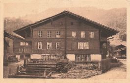 Wilderswil (BE) Schweizer Bauernhaus historische Ansicht