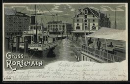 Litho Rorschach, Partie aus dem Hafen