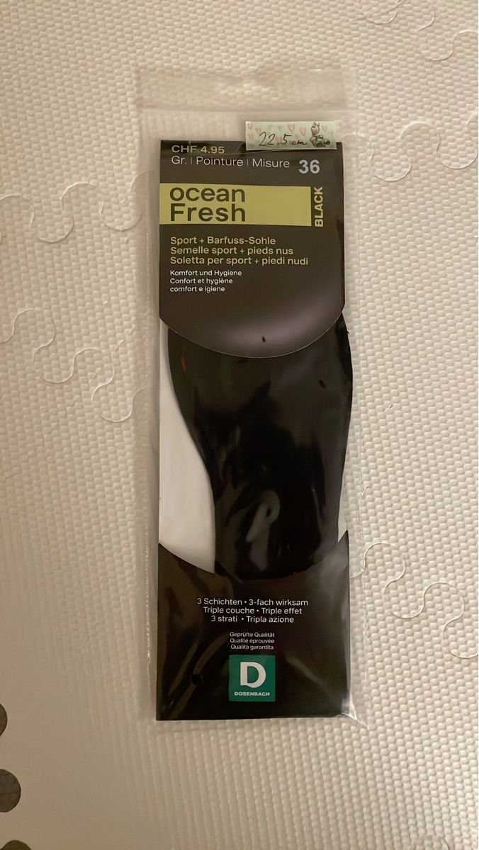 Dosenbach Scarpe per ragazzi: Neue Ocean Fresh Barfussohlen, Grösse 36, Schwarz – Nuovo e nell'imballaggio originale da Zürich venduto da Hikaru07Japan