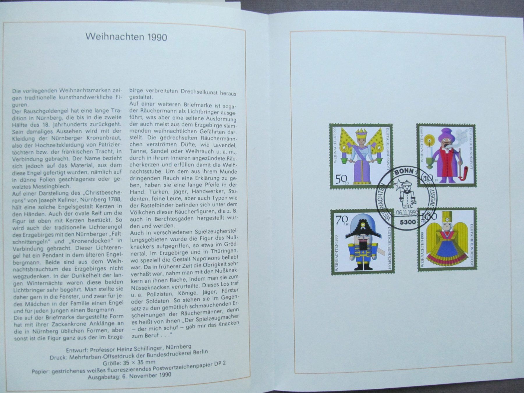 Alle Briefmarken: Jahressammlung der ehemaligen DDR  1990 – Gebraucht aus Hergiswil NW von Panda1990 8
