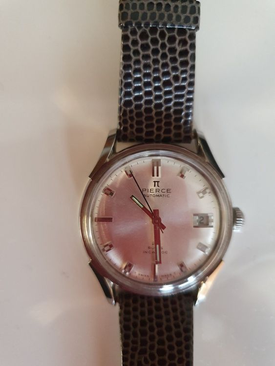 Montre Bracelet Pierce Automatique Pour Homme - Occasion, Montre Mécanique Vintage