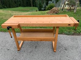 Hobelbank Werkbank renoviert