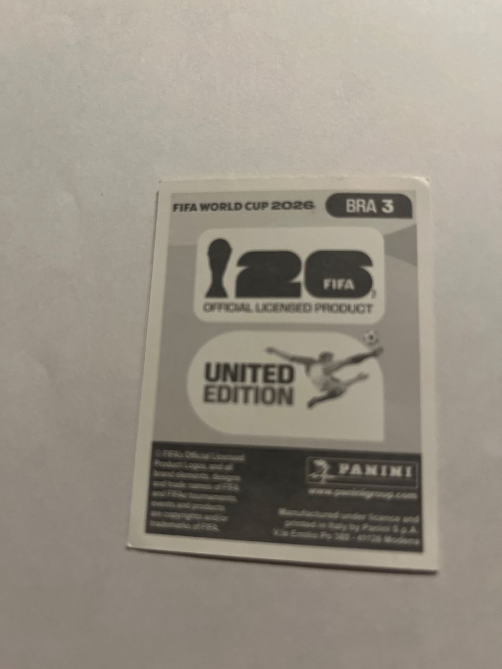 Panini Sammelbilder & Trading cards: FIFA World Cup 2026 - Panini; BRA 3 - Bento – Neu (gemäss Beschreibung) aus Würenlos von ertanural 1