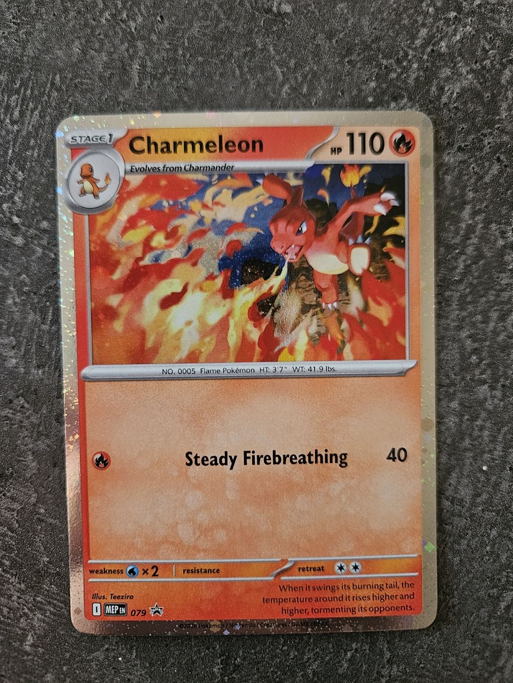 Pokémon Carte collezionabili: Charmeleon MEP EN 079 – Nuovo (secondo la descrizione) da Aarau venduto da san_pb85