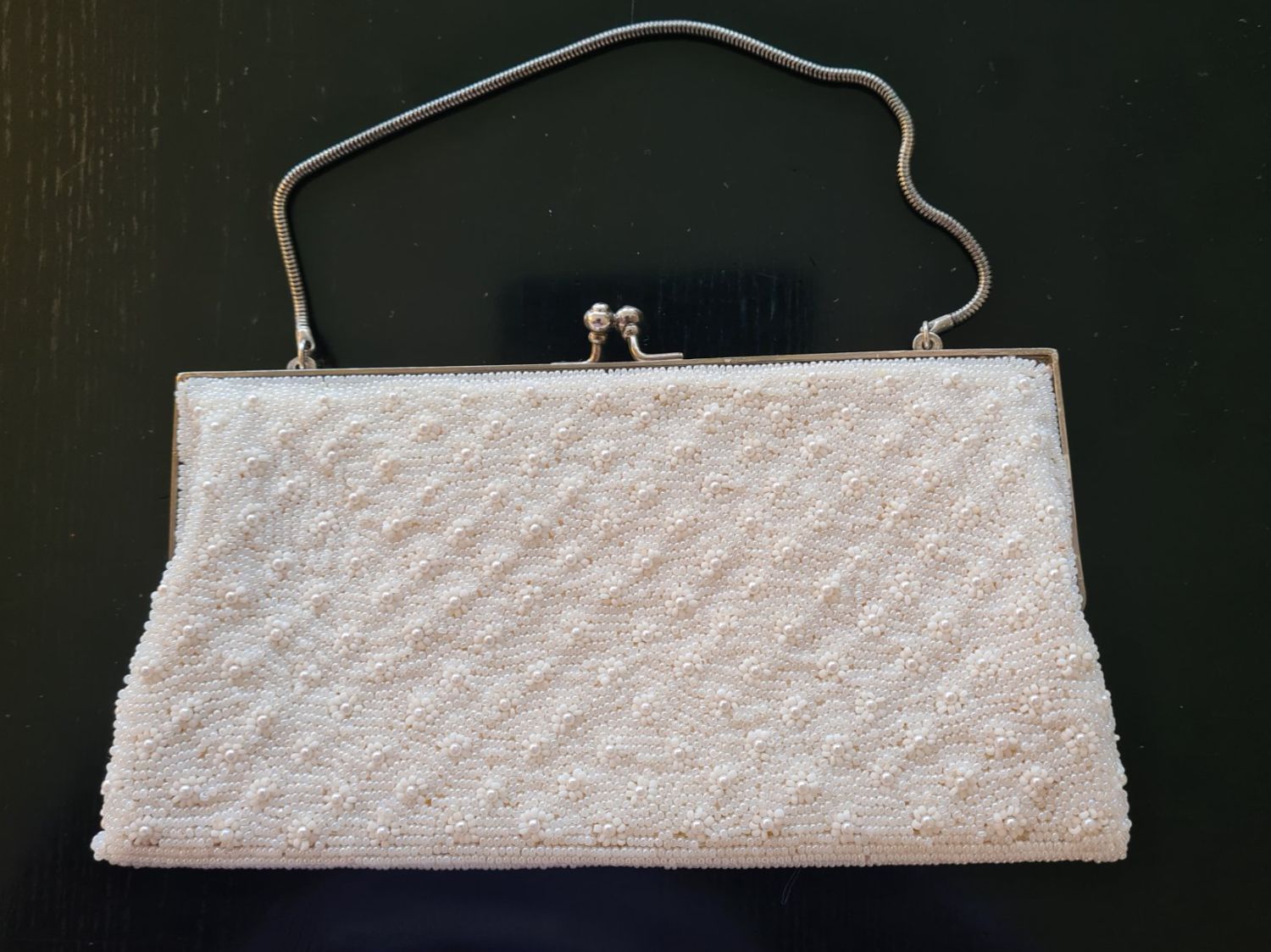 Borse da donna: Vintage unechte Perlen Handtasche Miwon – Usato da Lyss venduto da Phoenix_13