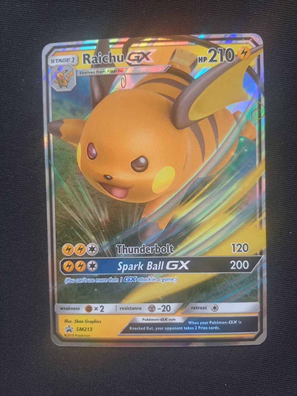 Pokémon Carte collezionabili: Pokemon - raichu gx - En – Usato da Fribourg venduto da wow_5w2t