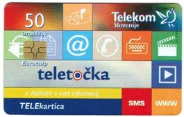 Telefonkarte Slowenien Chip-436 Videomail, SMS