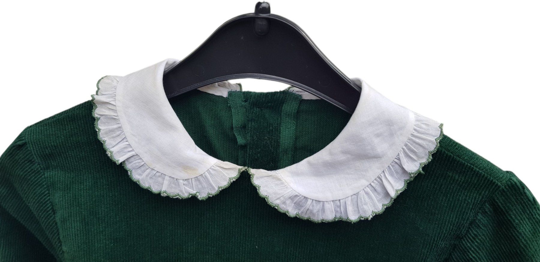 Vestiti & Gonne: Kinderkleid Vintage dunkelgrün – Usato da Mörschwil venduto da lindaswunderkiste 5