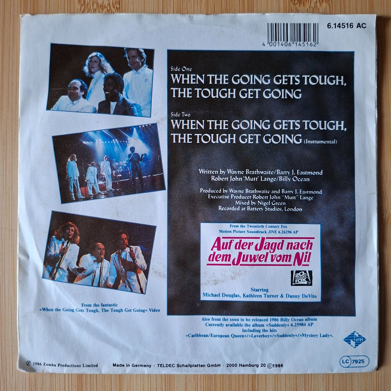 Schallplatten: Single 7'' Vinyl Billy Ocean – Gebraucht aus Burg AG von ..machine_rec.. 1