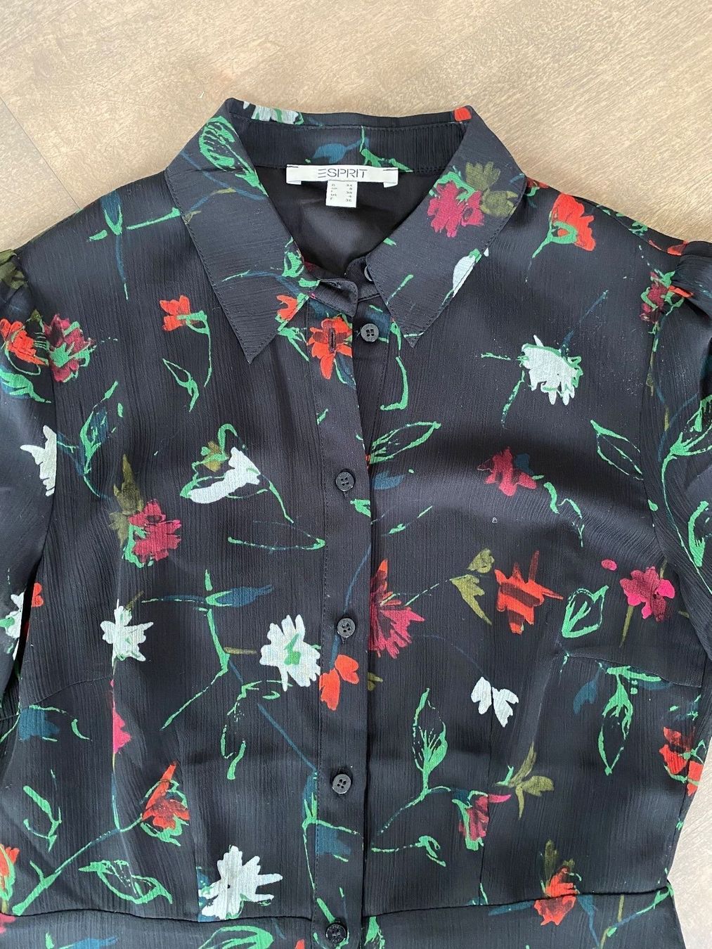 Esprit Vestiti: ESPRIT - langärmliges Hemdkleid – Nuovo (secondo la descrizione) da Meilen venduto da kleisi01 2