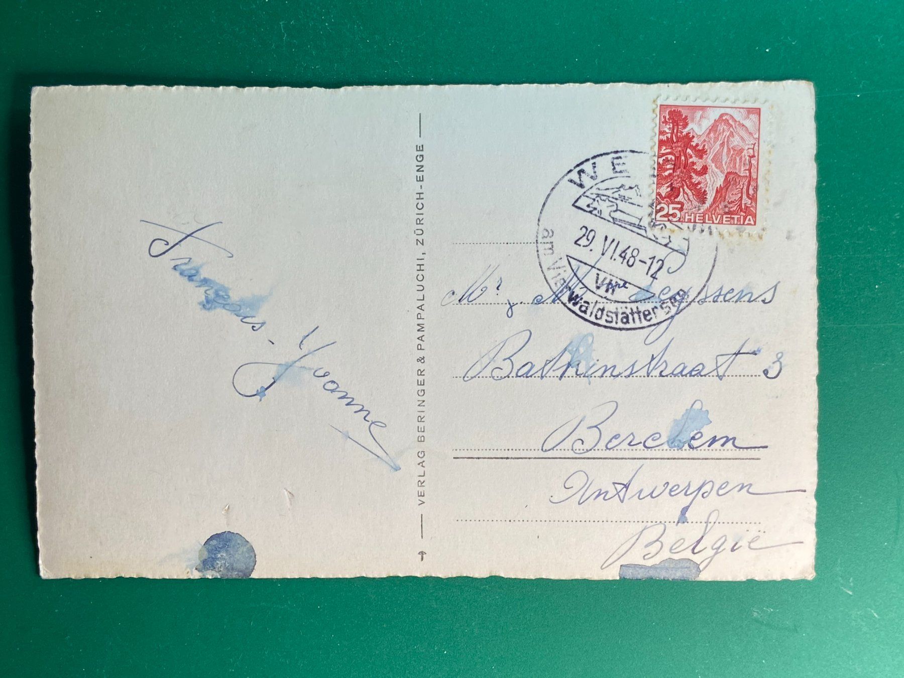 Cartes postales: Weggis, Hotel Central – D'occasion à Steg VS par danwer74 1