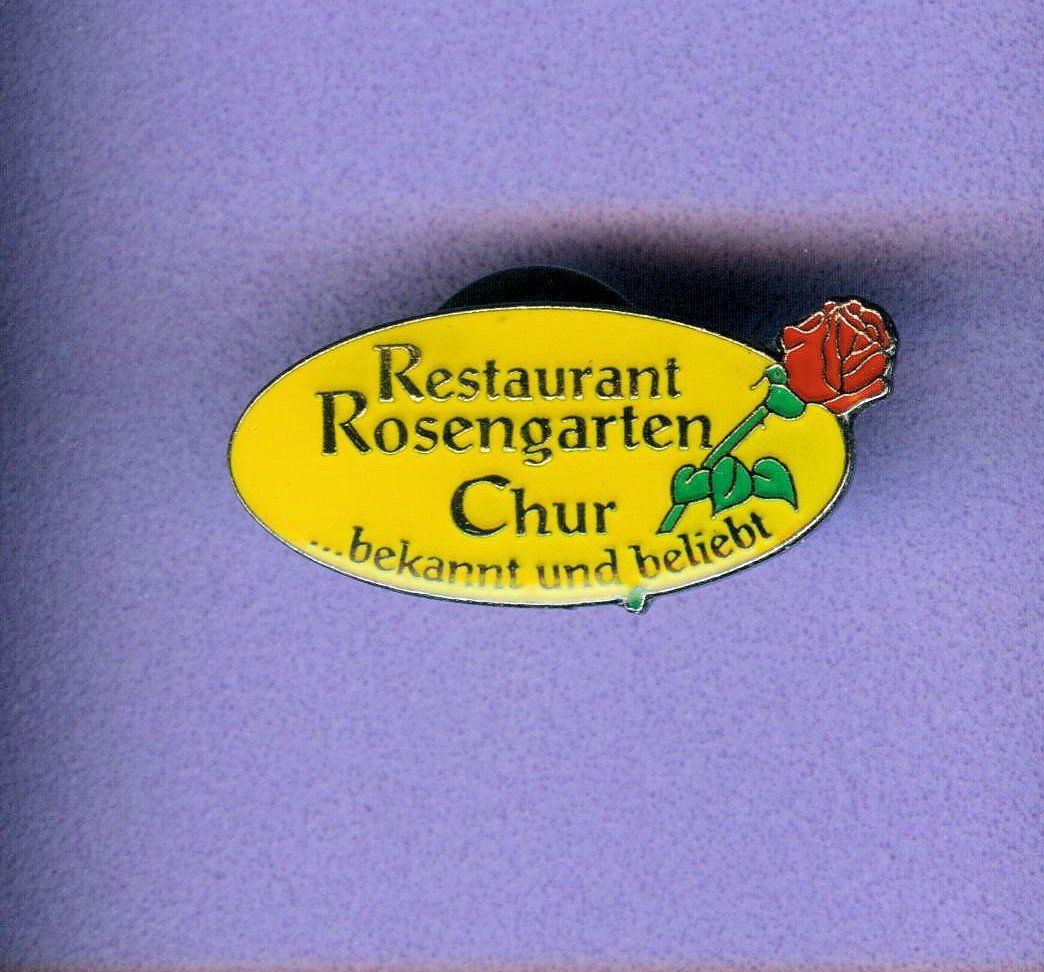 Plaketten & Abzeichen: Rest.  ROSENGARTEN  Chur – Gebraucht aus Winterthur von Sammleroase