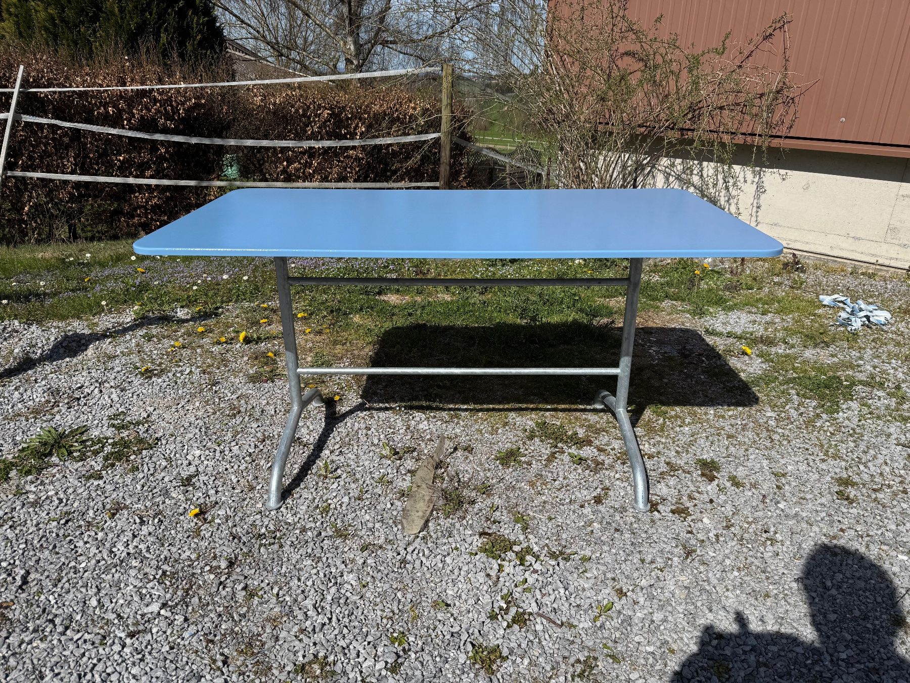 Bigla Tavoli: Gartentisch 120cm Neuhergestelt – Usato da Buch am Irchel venduto da alinea11 2