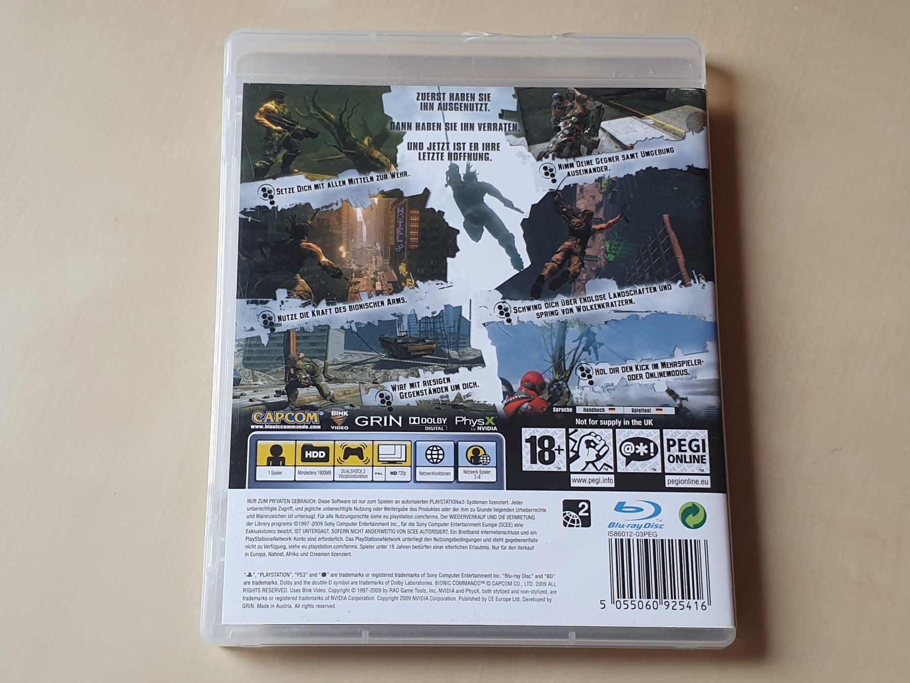 Sony Jeux: Bionic Commando – D'occasion à Stansstad par collectorsshop 1
