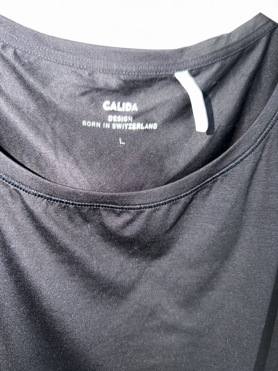 Calida T-shirt: CALIDA Shirt L schwarz neu – Nuovo (secondo la descrizione) da Dornach venduto da samuti 1
