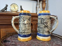 Zwei Bierkrüge München Frauenkirche Hofbräuhaus 2 stk