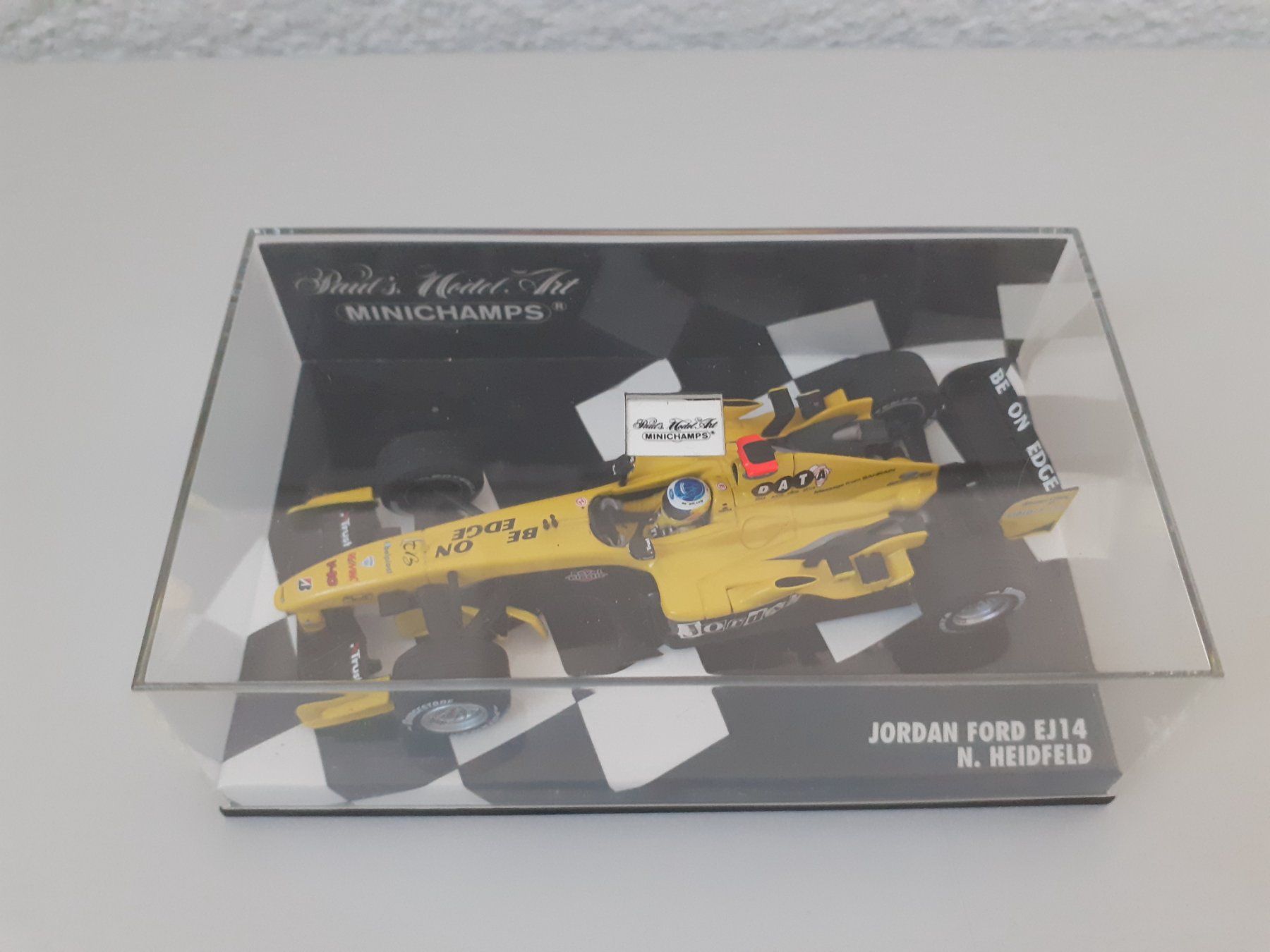 Minichamps Modellini d'auto: Jordan-Ford EJ14, Nick Heidfeld, 2004 – Usato da Aarburg venduto da Hktm 3