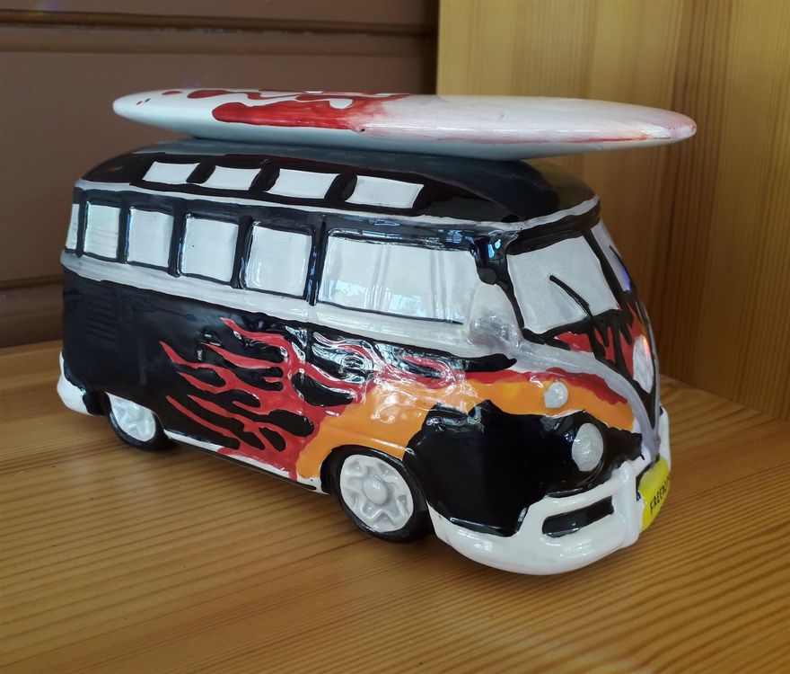 Spardose Kässeli - VW Bus BULLY Keramik