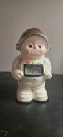 Vintage Astronaut Wecker Uhr Münzzähler 80er 90er