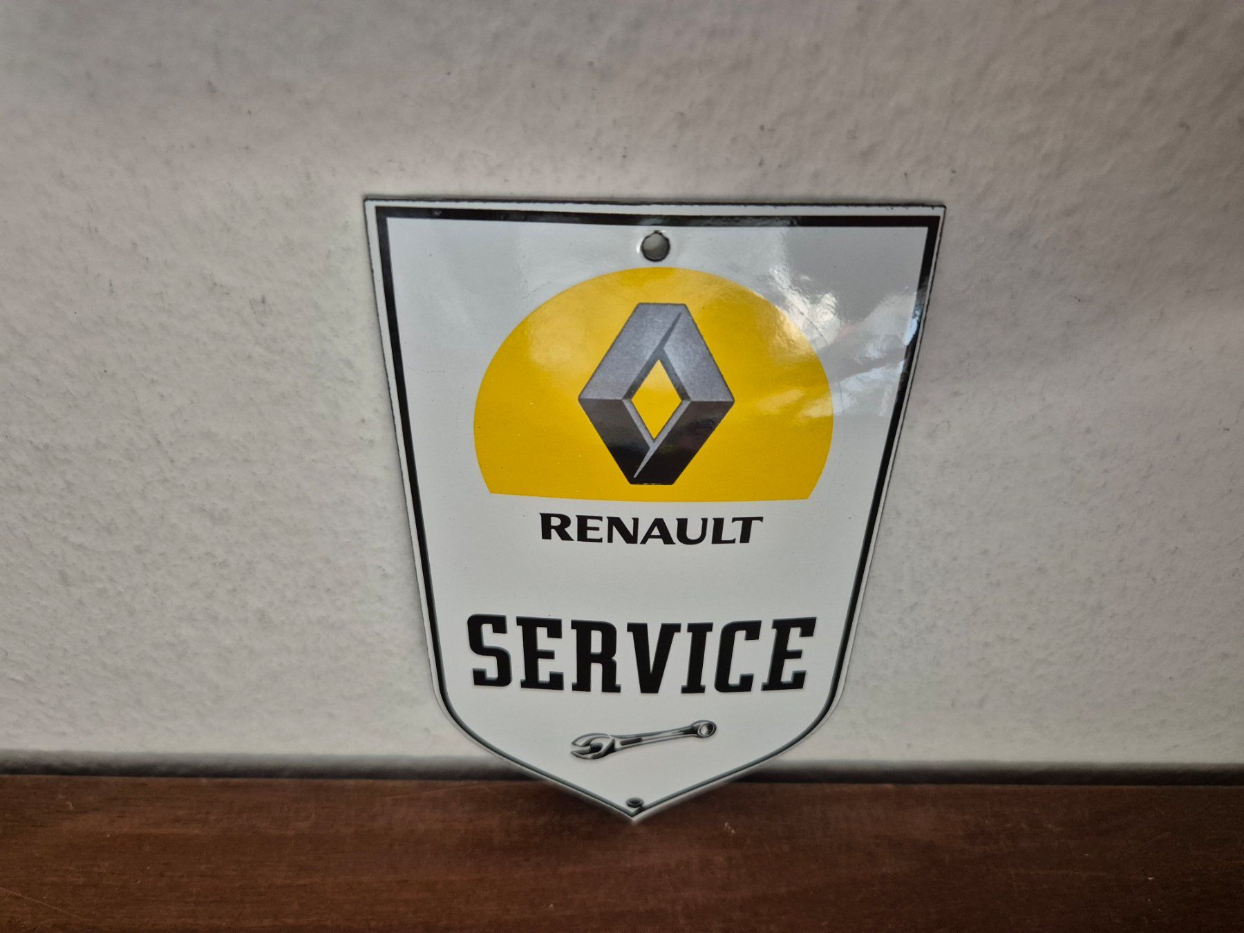 Schilder: Emailschild Renault Service Logo Werkstatt Emaille Schild – Neu (gemäss Beschreibung) aus Schaffhausen von pfanis09 2